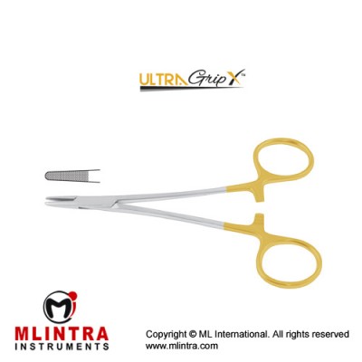 UltraGripX™ TC Hegar-Baumgartner Needle Holder Stainless Steel, 13 cm - 5" UltraGripX™ TC Hegar-Baumgartner Needle Holder Stainless Steel, 13 cm - 5"